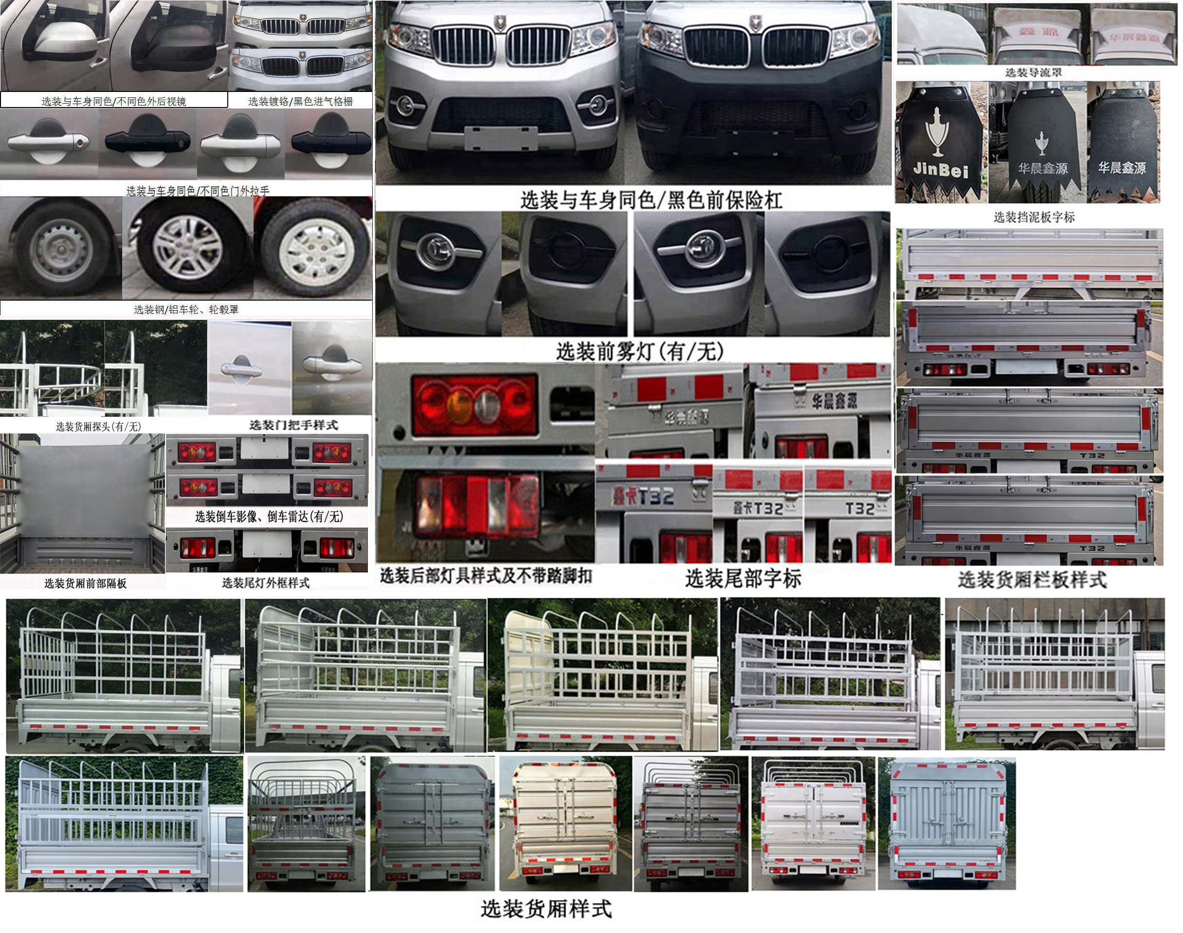 金杯牌JKC5030CCY-SS6FL1倉柵式運輸車公告圖片