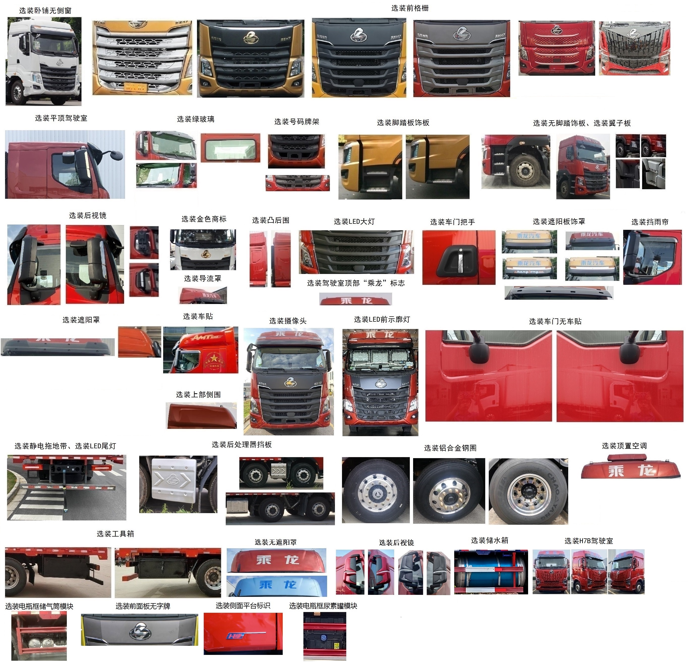 乘龍牌LZ5321CCQH7FC1畜禽運(yùn)輸車(chē)公告圖片