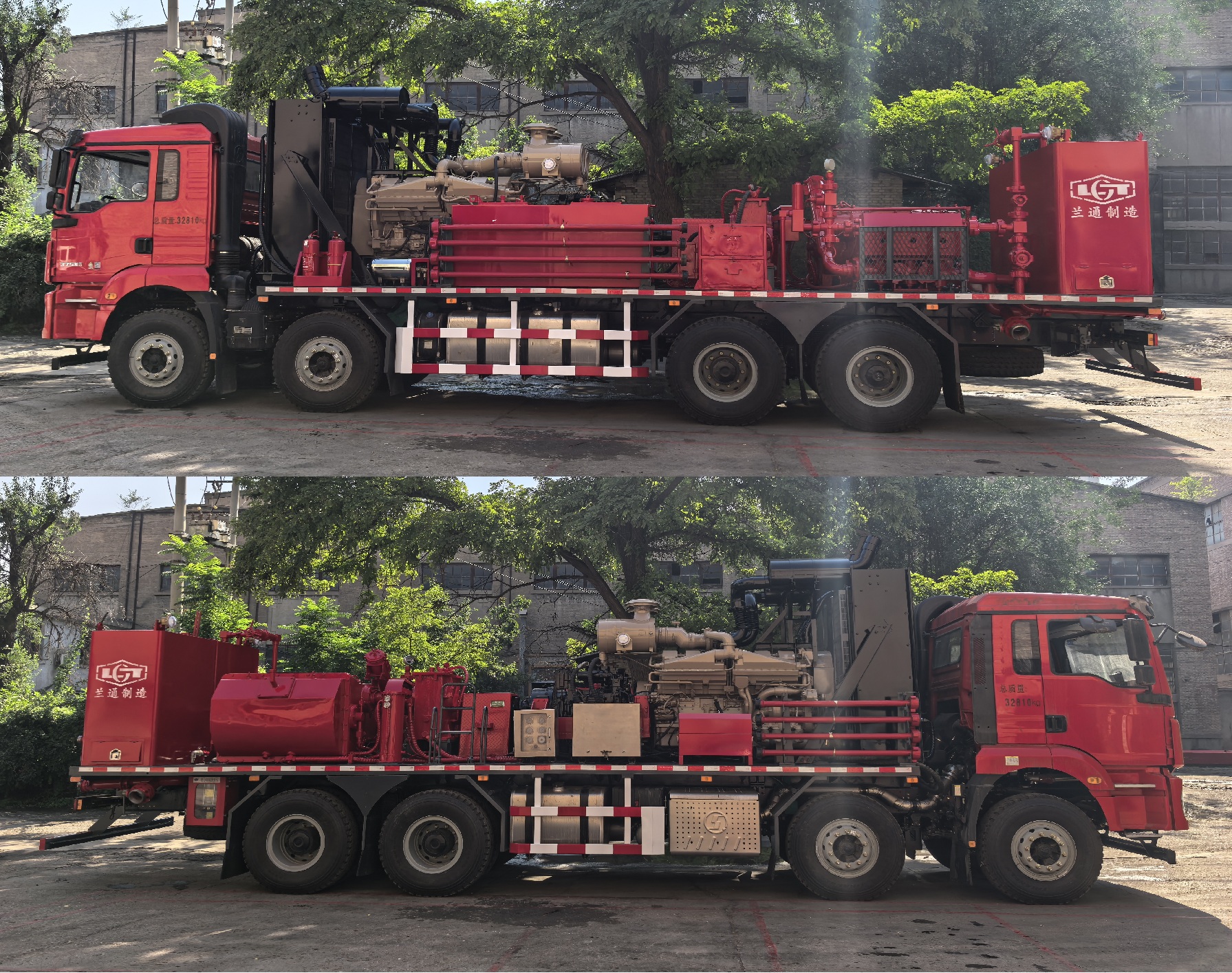 蘭通牌LTJ5330TYL140壓裂車公告圖片