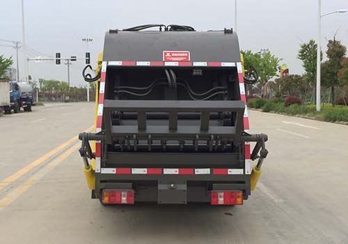 壓縮式垃圾車圖片