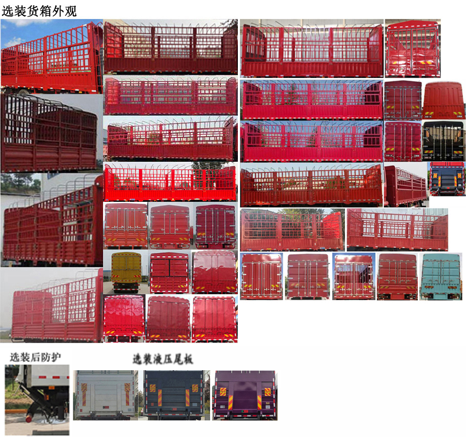 陜汽牌SX5189CCYVB481倉柵式運輸車公告圖片