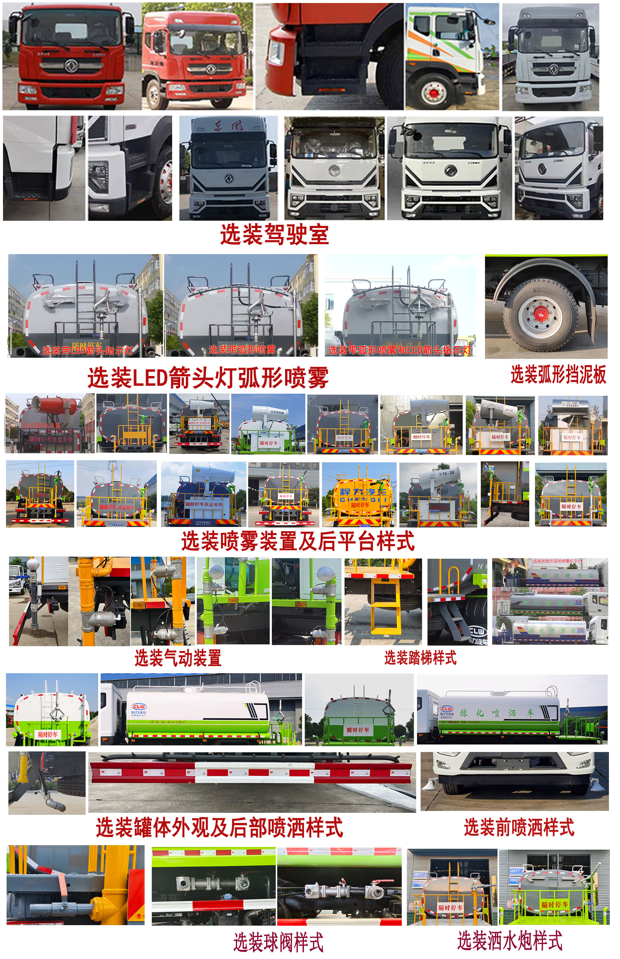 東風股份多利卡D9 CL5183GPS6EQ綠化噴灑車公告圖片