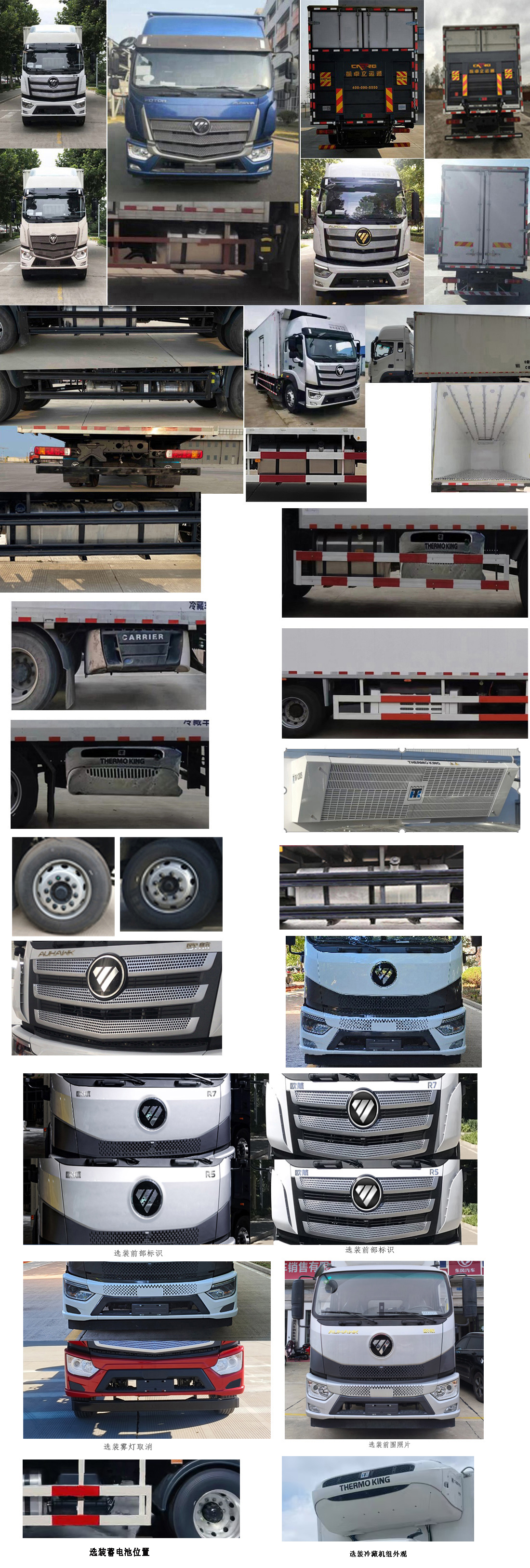 福田牌BJ5186XLC-DM1冷藏車(chē)公告圖片