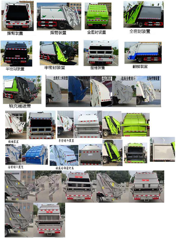 東風(fēng)股份多利卡D7 XZL5120ZYS6壓縮式垃圾車公告圖片