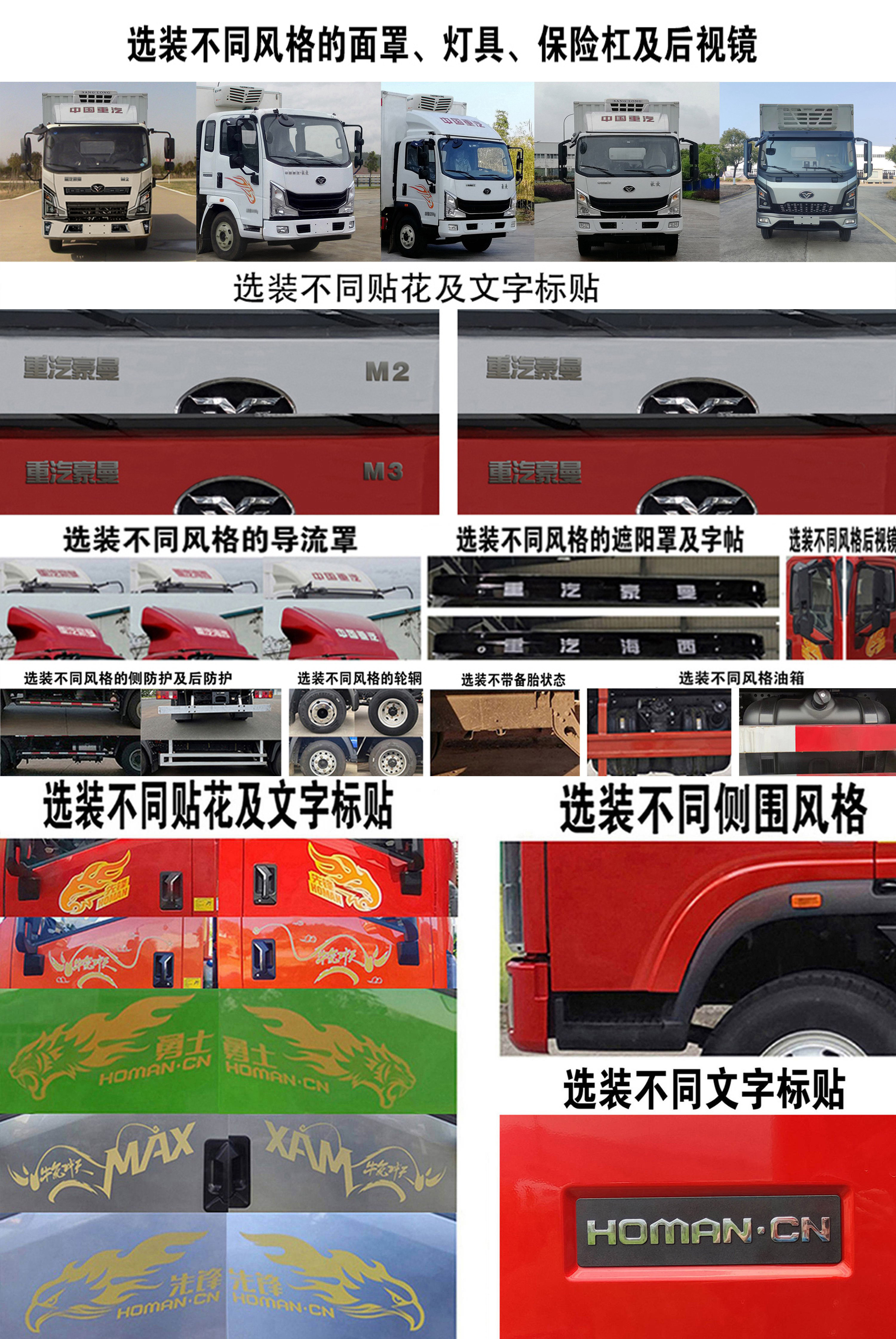 豪曼牌ZZ5048XLCG17FB5冷藏車公告圖片