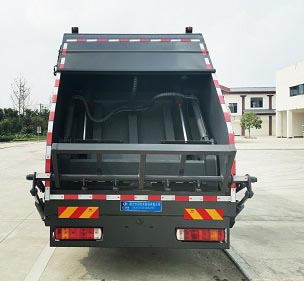壓縮式垃圾車圖片