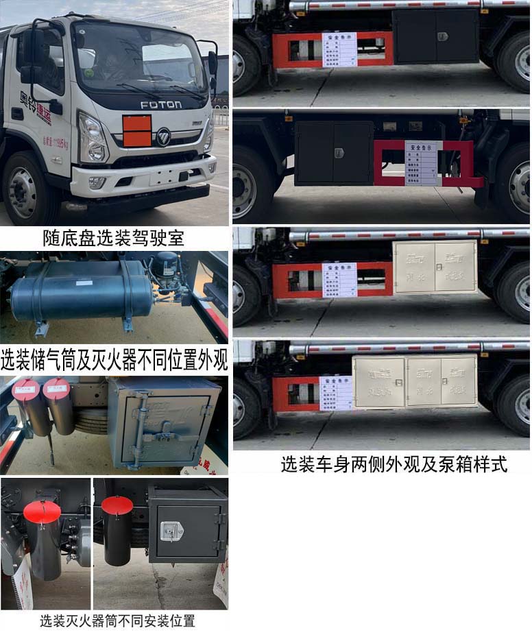 楚飛牌CLQ5120GJY6BJ加油車公告圖片