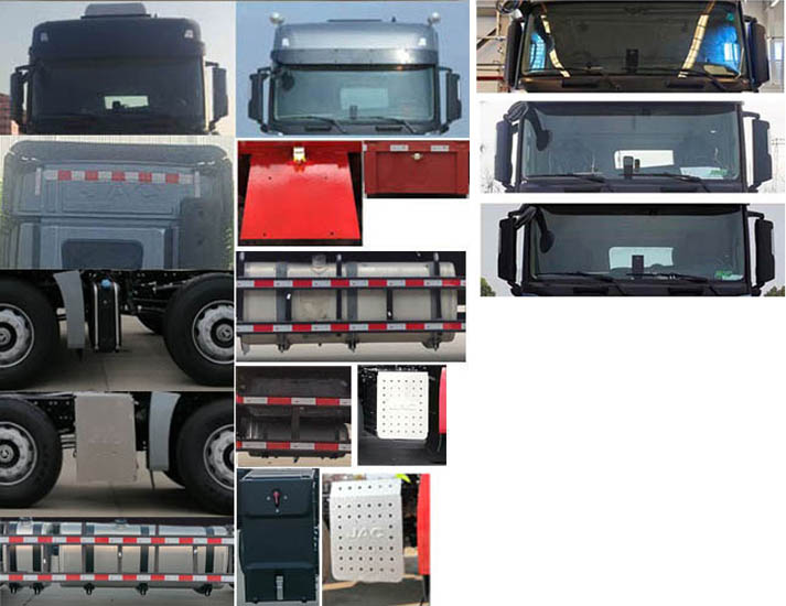 江淮牌HFC5322CCYP1K3H45S倉柵式運(yùn)輸車公告圖片