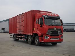 豪沃牌ZZ5257XXYN43CJF1厢式运输车