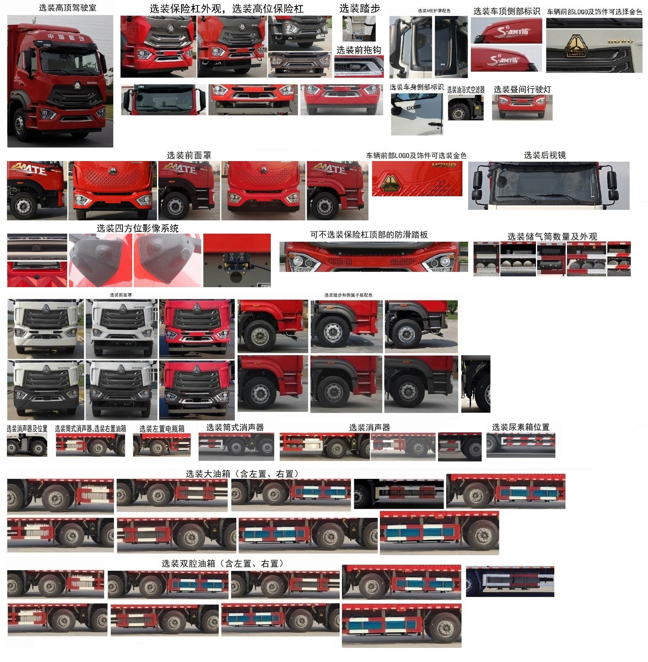 豪沃牌ZZ5317CCYV386JF1倉(cāng)柵式運(yùn)輸車公告圖片