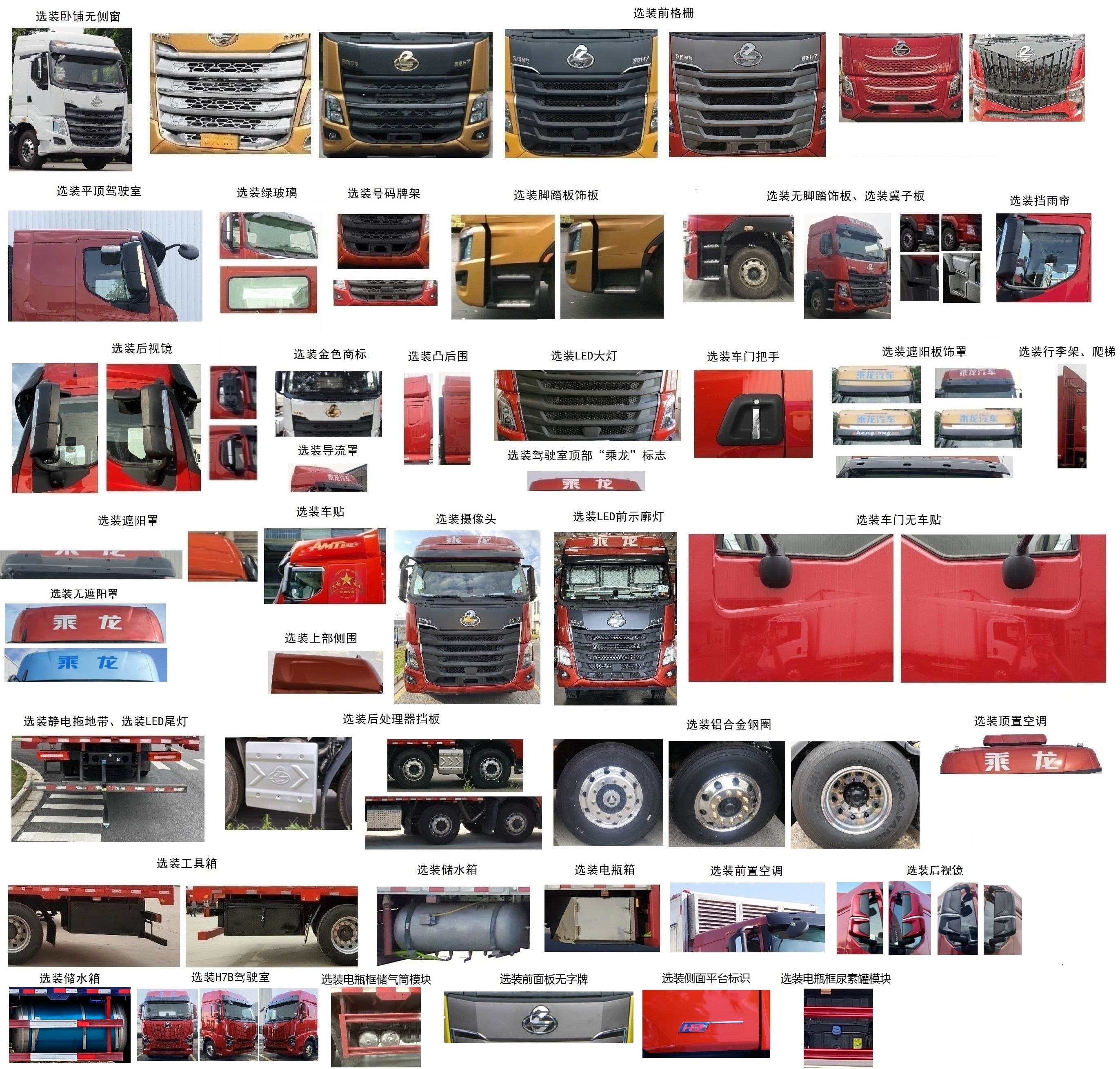 乘龍牌LZ5321CCQH7FC2畜禽運(yùn)輸車公告圖片