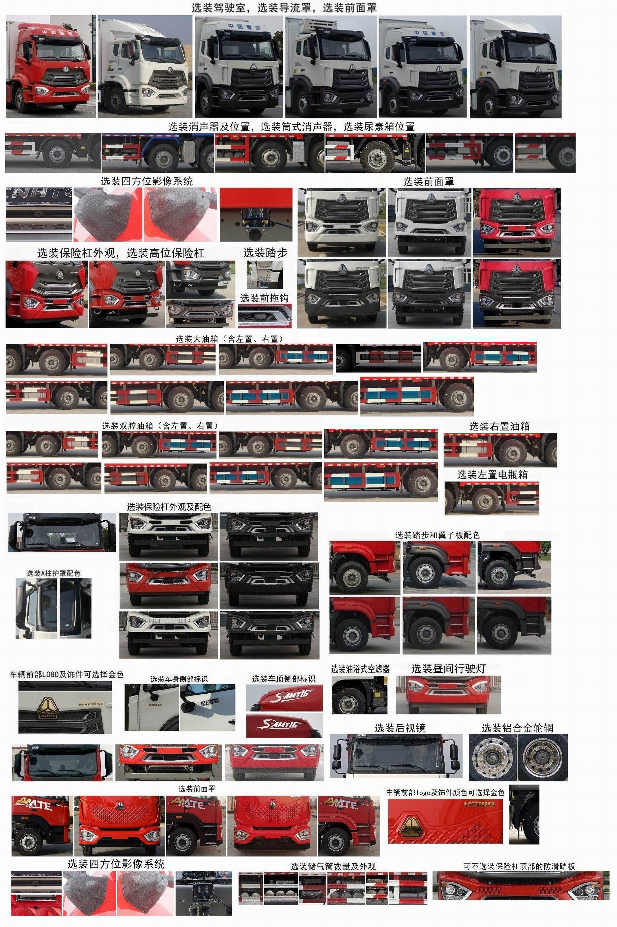 豪沃牌ZZ5257XLCN56CJF1冷藏車公告圖片