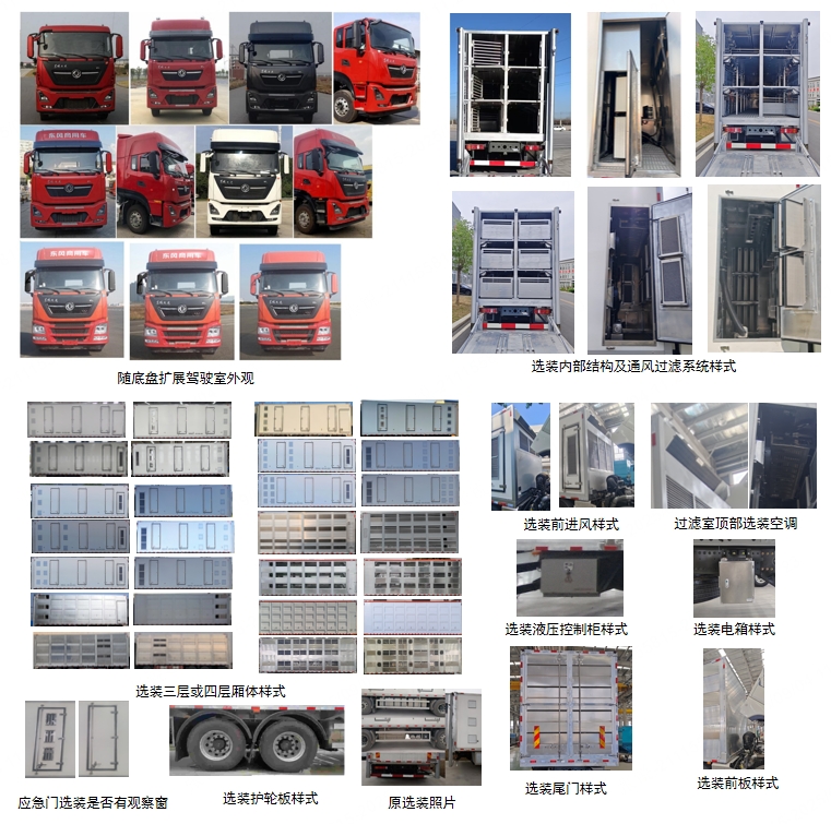 西奈克牌CEF5311XCQ15D雛禽運(yùn)輸車公告圖片