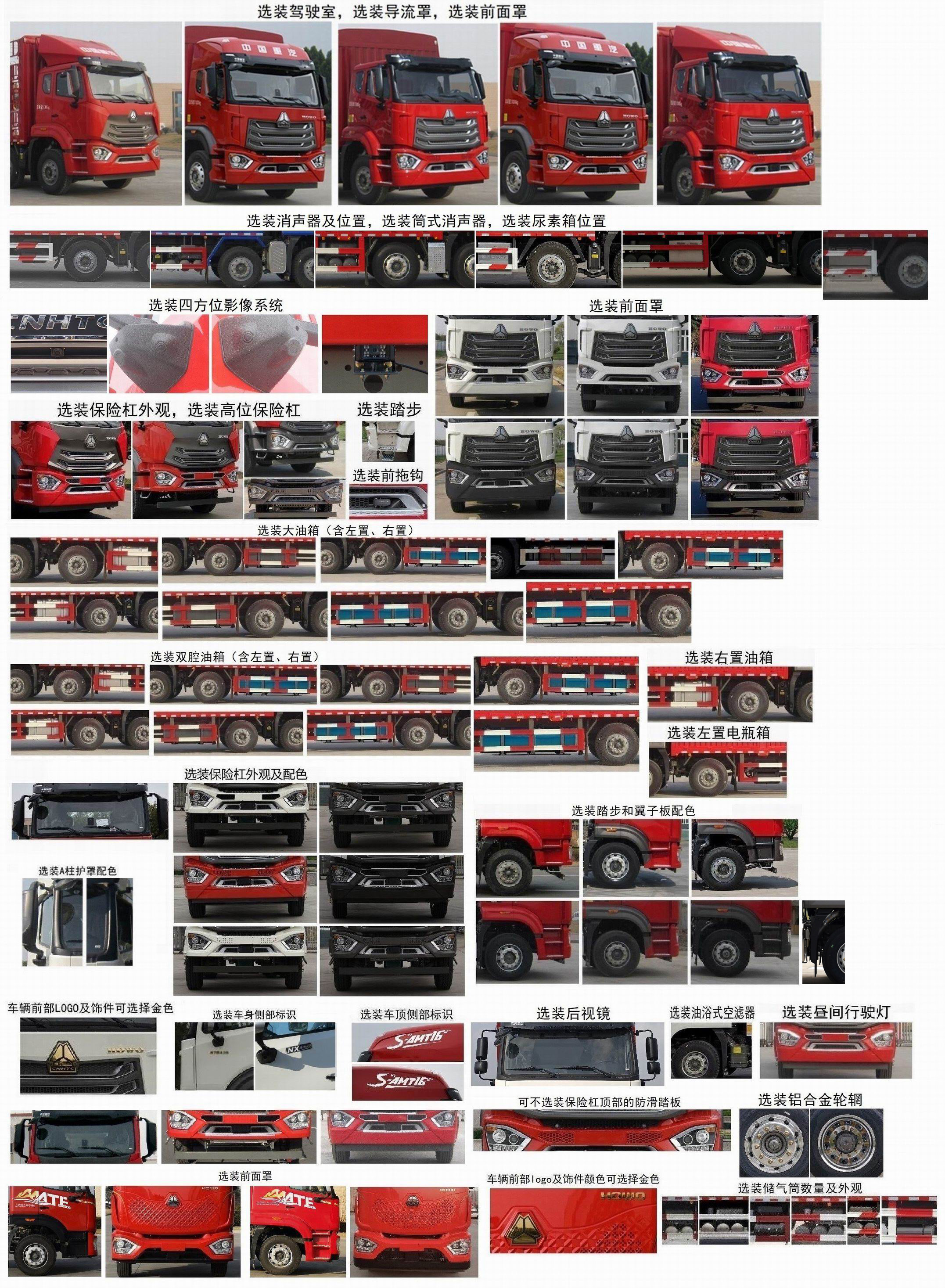 豪沃牌ZZ5257CCQN43CJF1畜禽運(yùn)輸車公告圖片