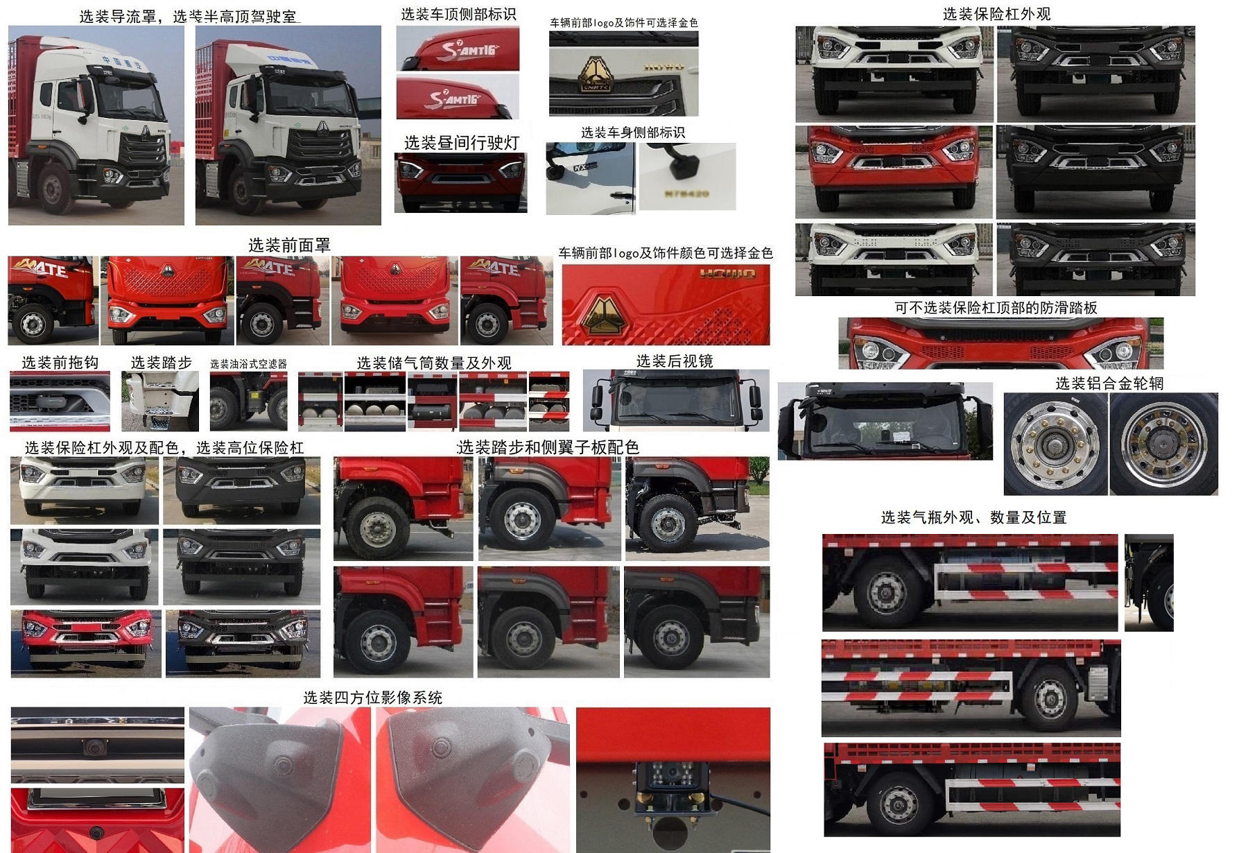 豪沃牌ZZ5257CCQN56CJF1L畜禽運輸車公告圖片