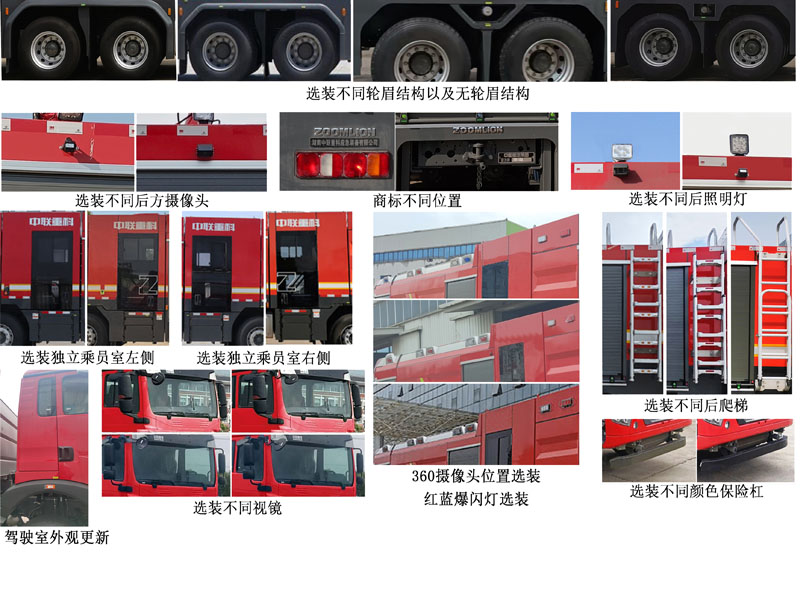 中聯(lián)牌ZLF5370GXFPM180泡沫消防車公告圖片