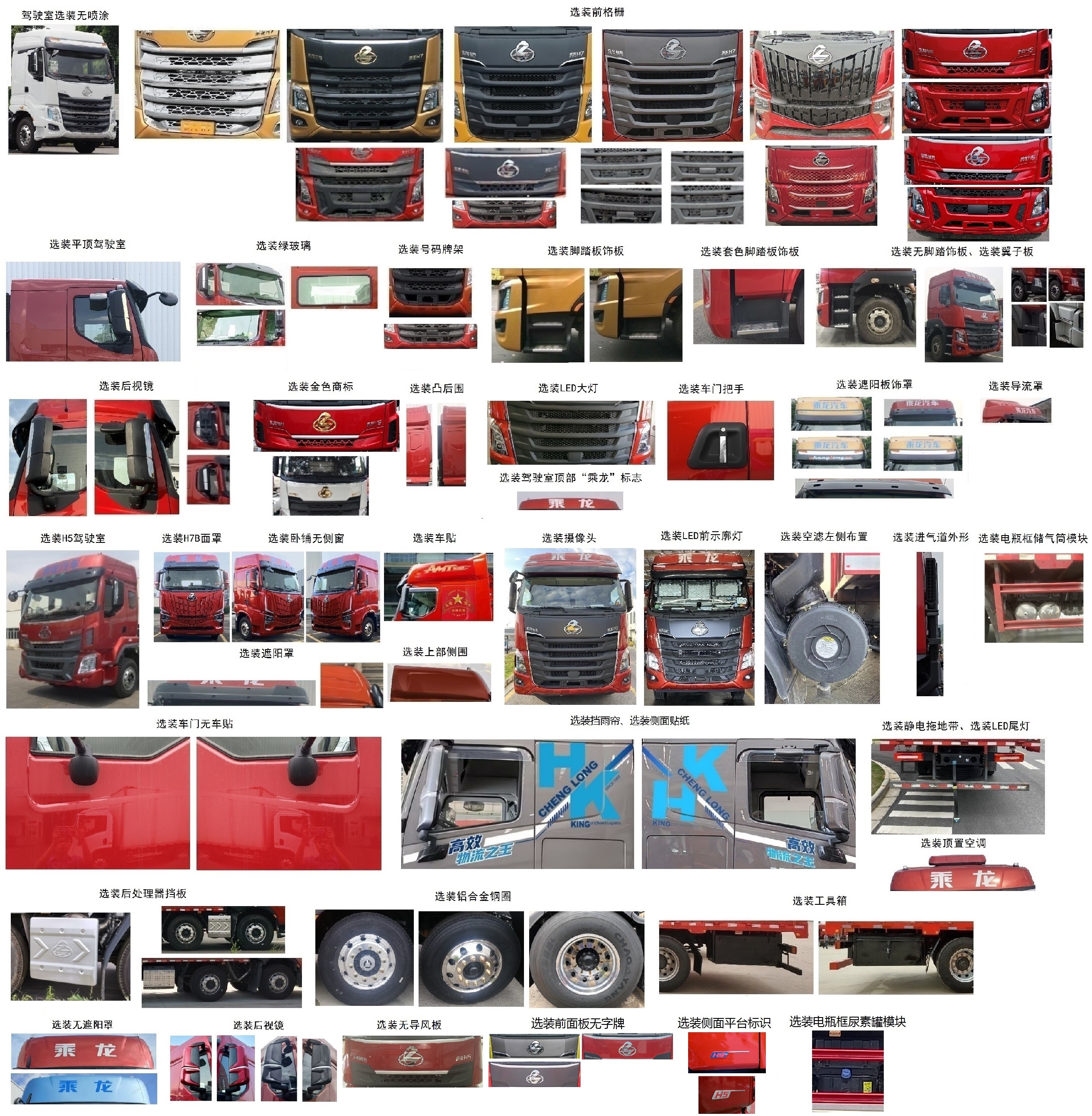 乘龍牌LZ5310XYKH7FC1翼開(kāi)啟廂式車公告圖片