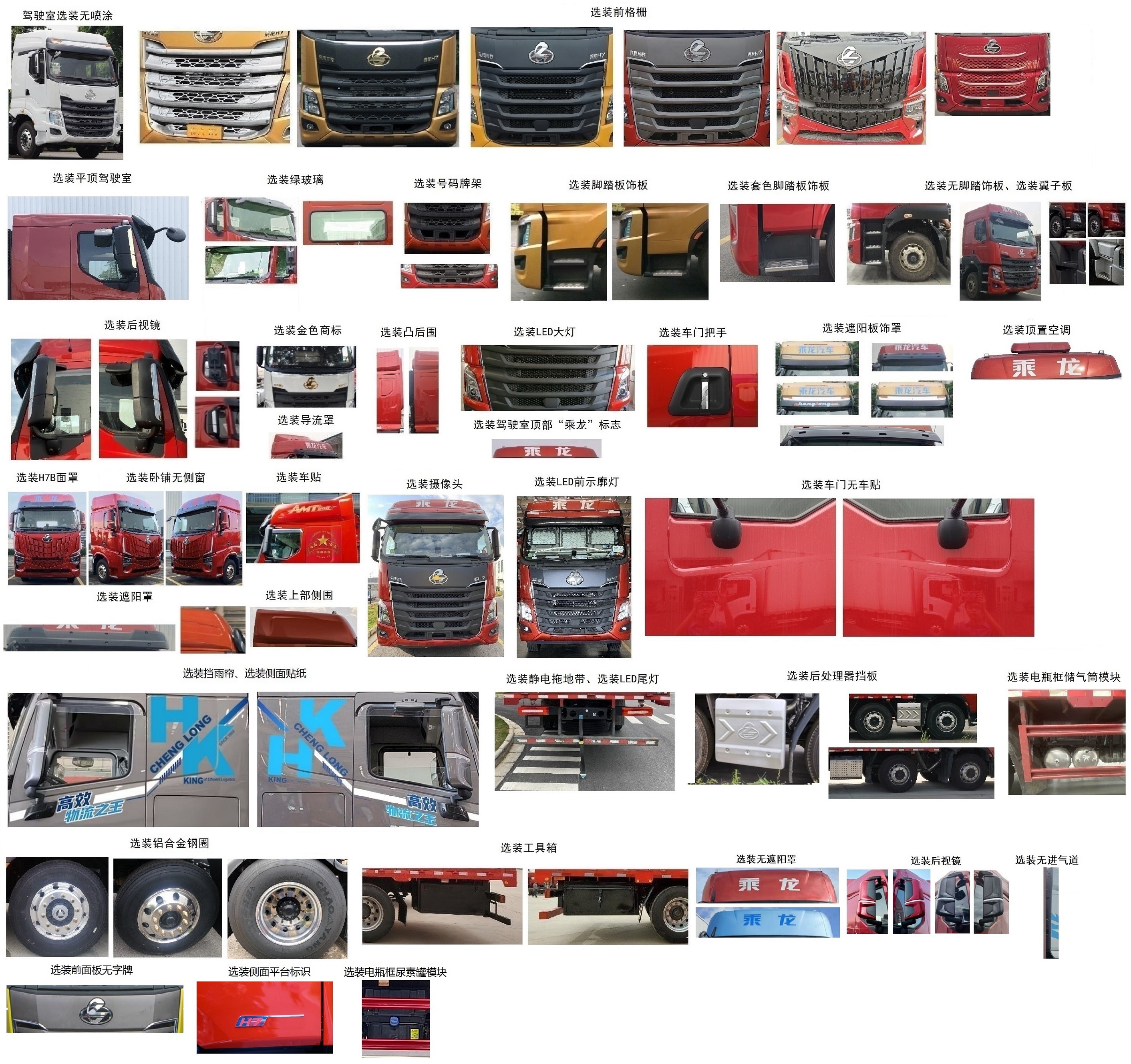 乘龍牌LZ5312XXYH7FC1廂式運(yùn)輸車公告圖片