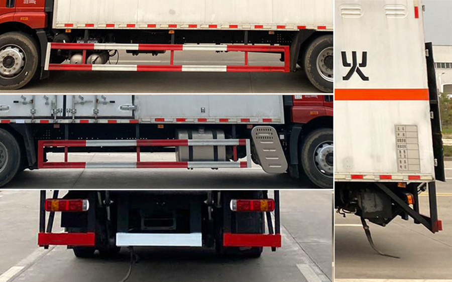 易燃?xì)怏w廂式運(yùn)輸車(chē)圖片