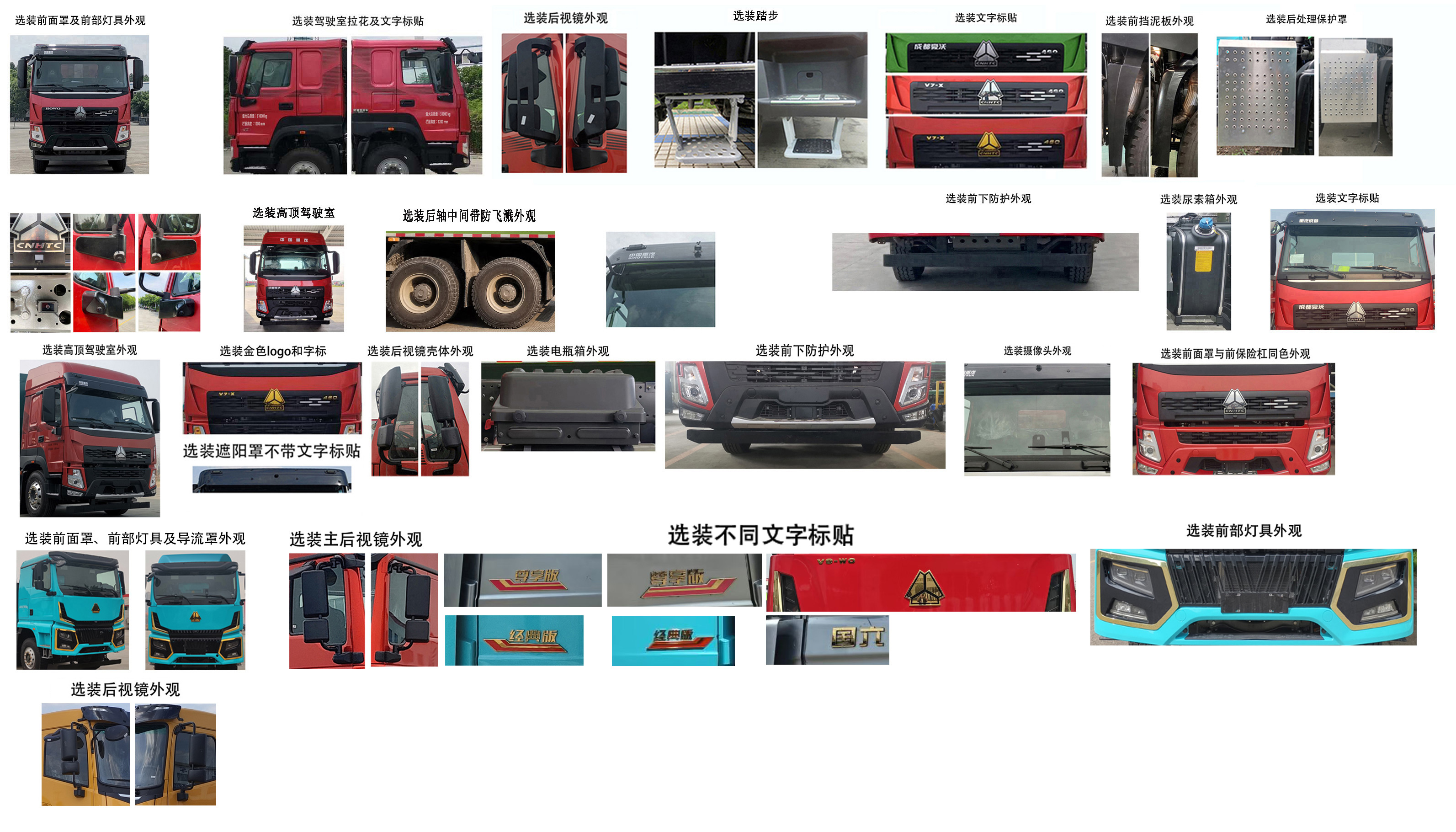 豪沃牌ZZ5317XXYV4667F1廂式運輸車公告圖片