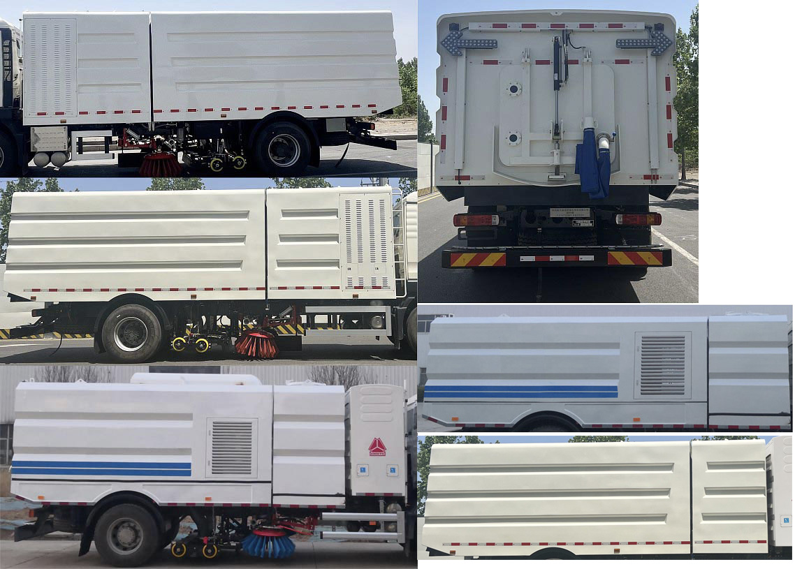 綠葉牌JYJ5187TXSEV純電動(dòng)洗掃車公告圖片