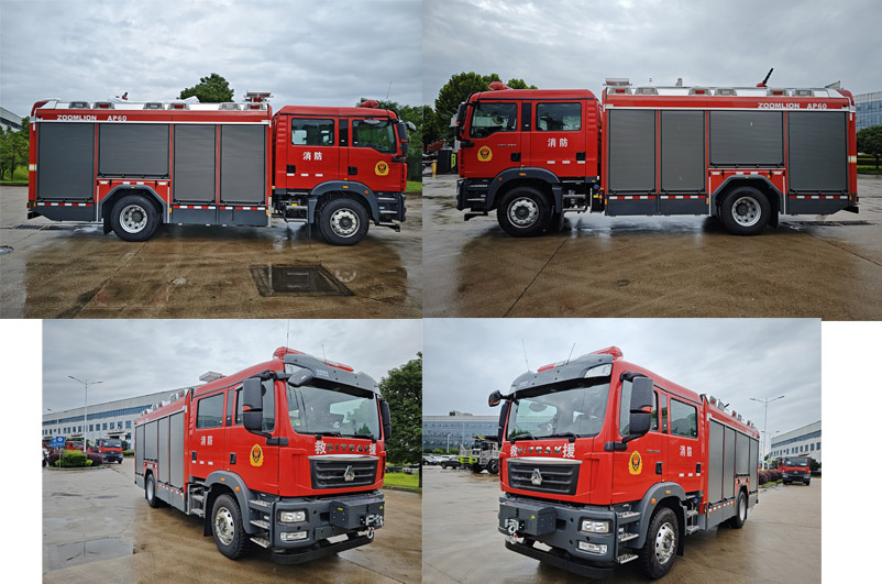 中联牌ZLF5180GXFAP60压缩空气泡沫消防车公告图片