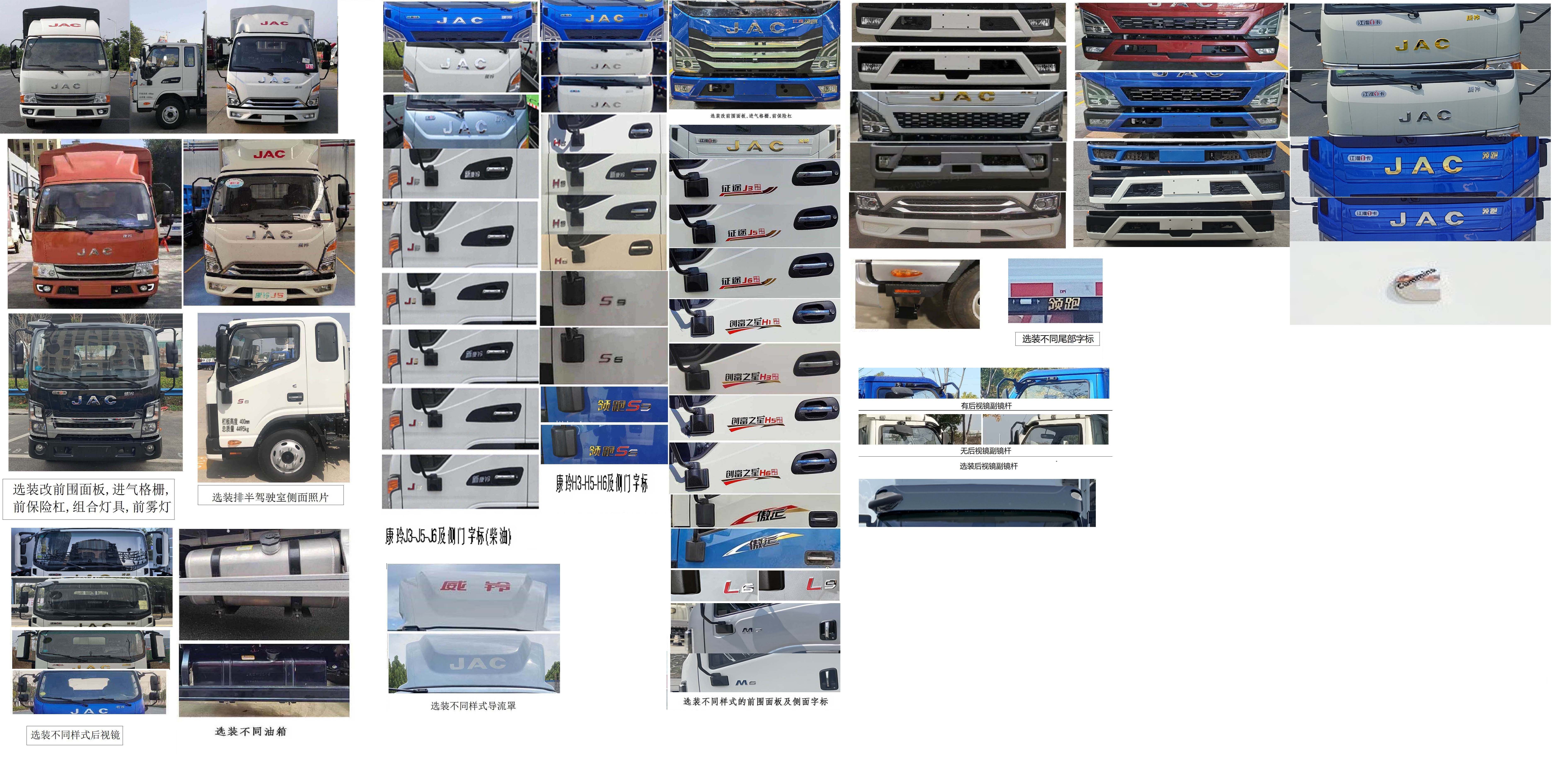 江淮牌HFC5043CCYP21K4C7S倉(cāng)柵式運(yùn)輸車(chē)公告圖片
