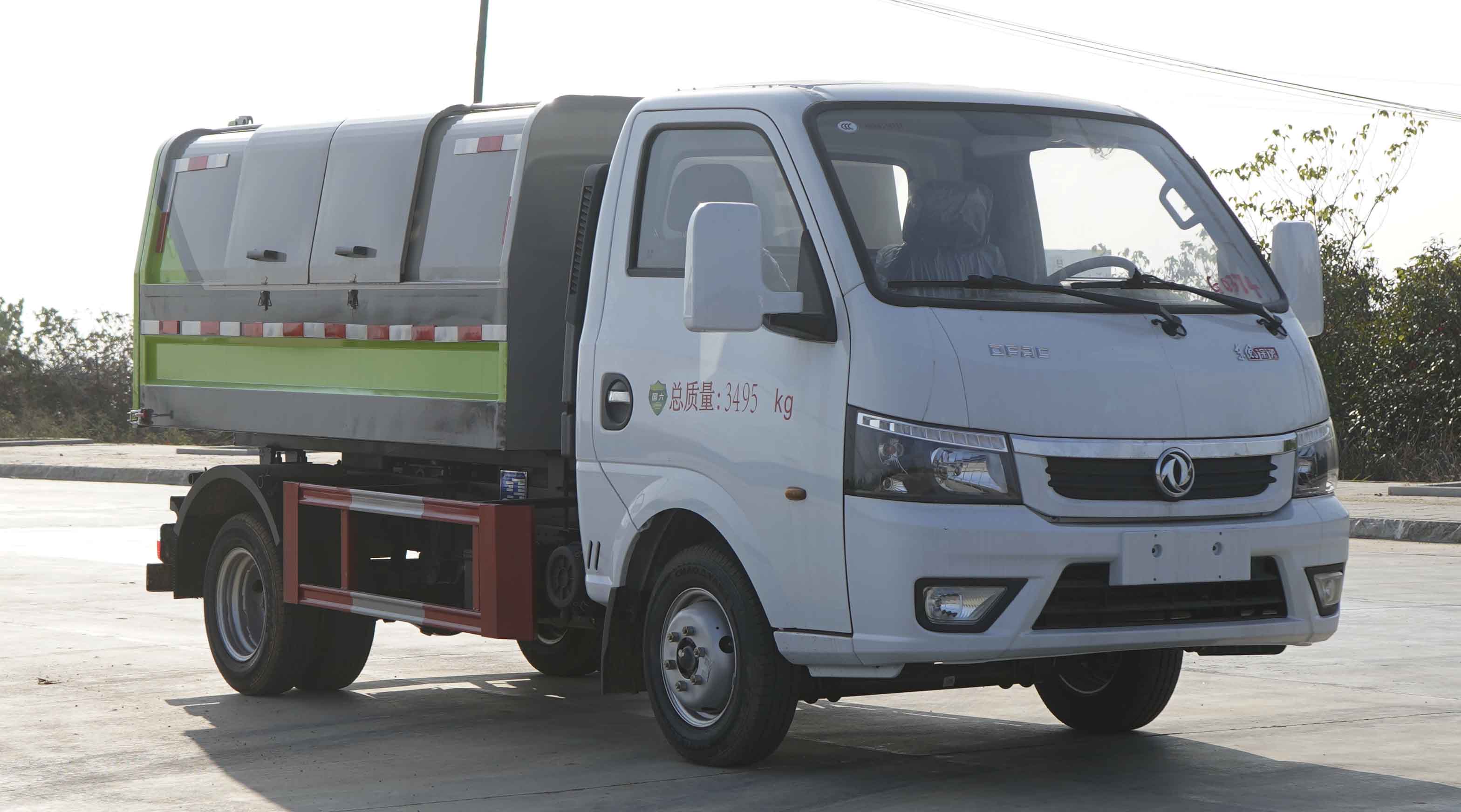 凯力风牌KLF5031ZXLE6厢式垃圾车