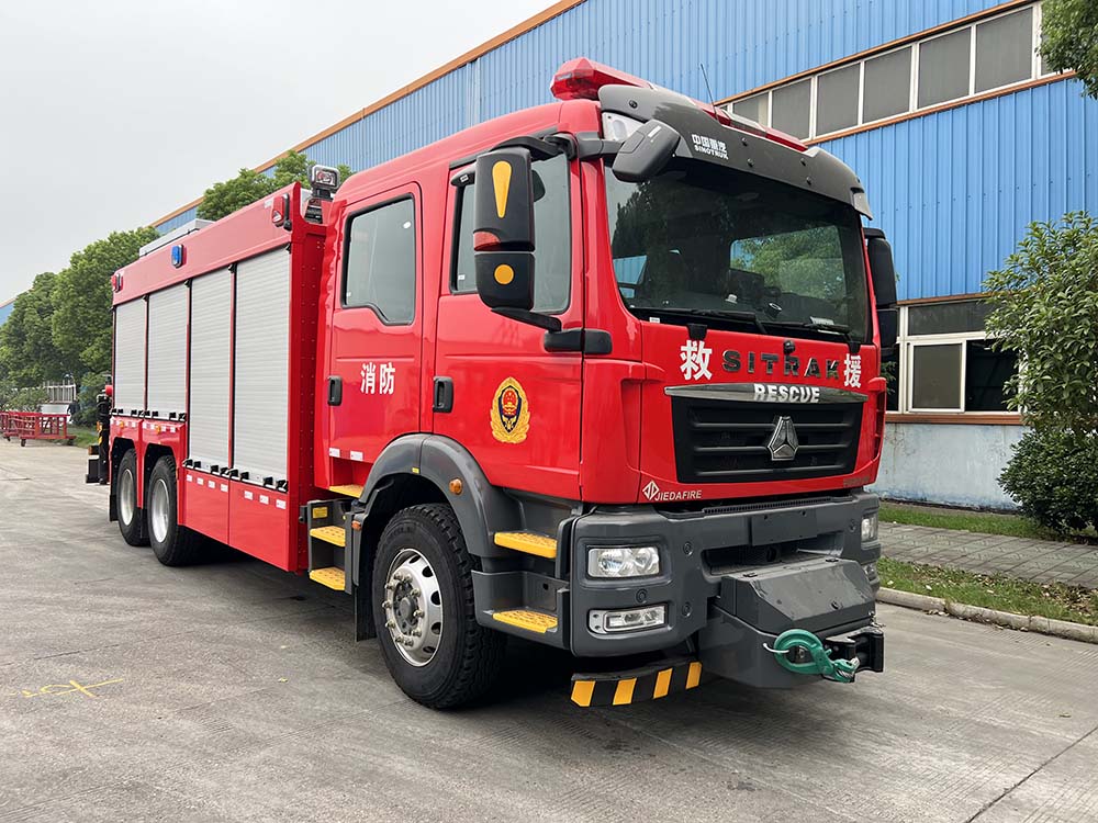 捷达消防牌SJD5201TXFJY150/SDA抢险救援消防车