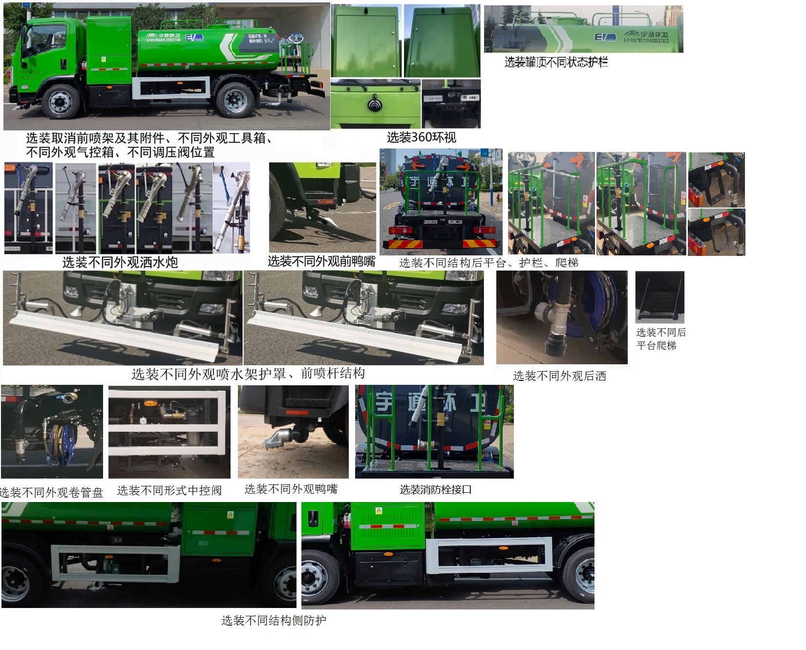宇通牌YTZ5120GQXD0BEV纯电动清洗车公告图片