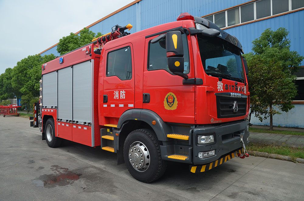 捷达消防牌SJD5182TXFJY130/SDA抢险救援消防车