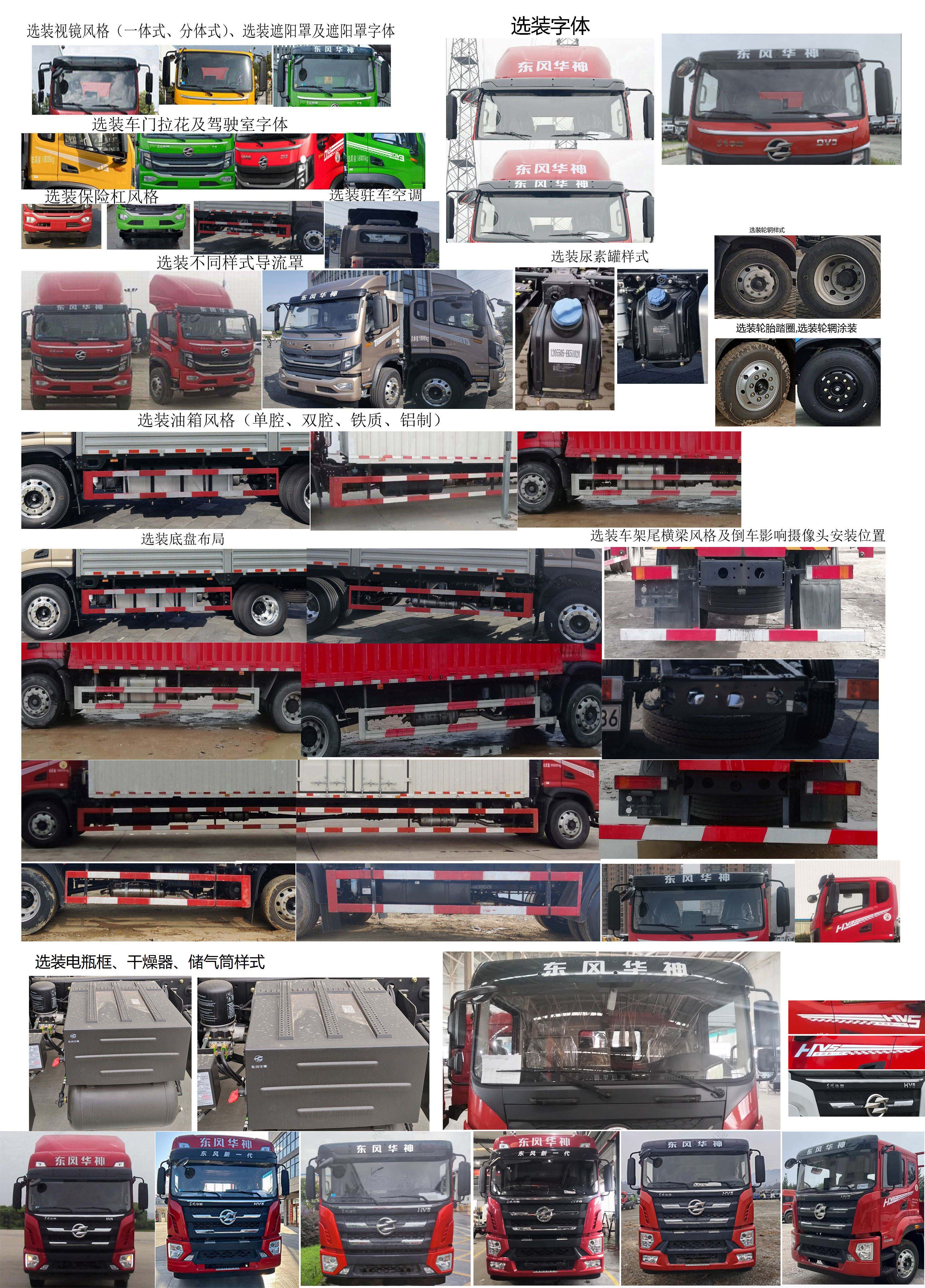 華神牌DFD5183CCYL6D13倉柵式運(yùn)輸車公告圖片