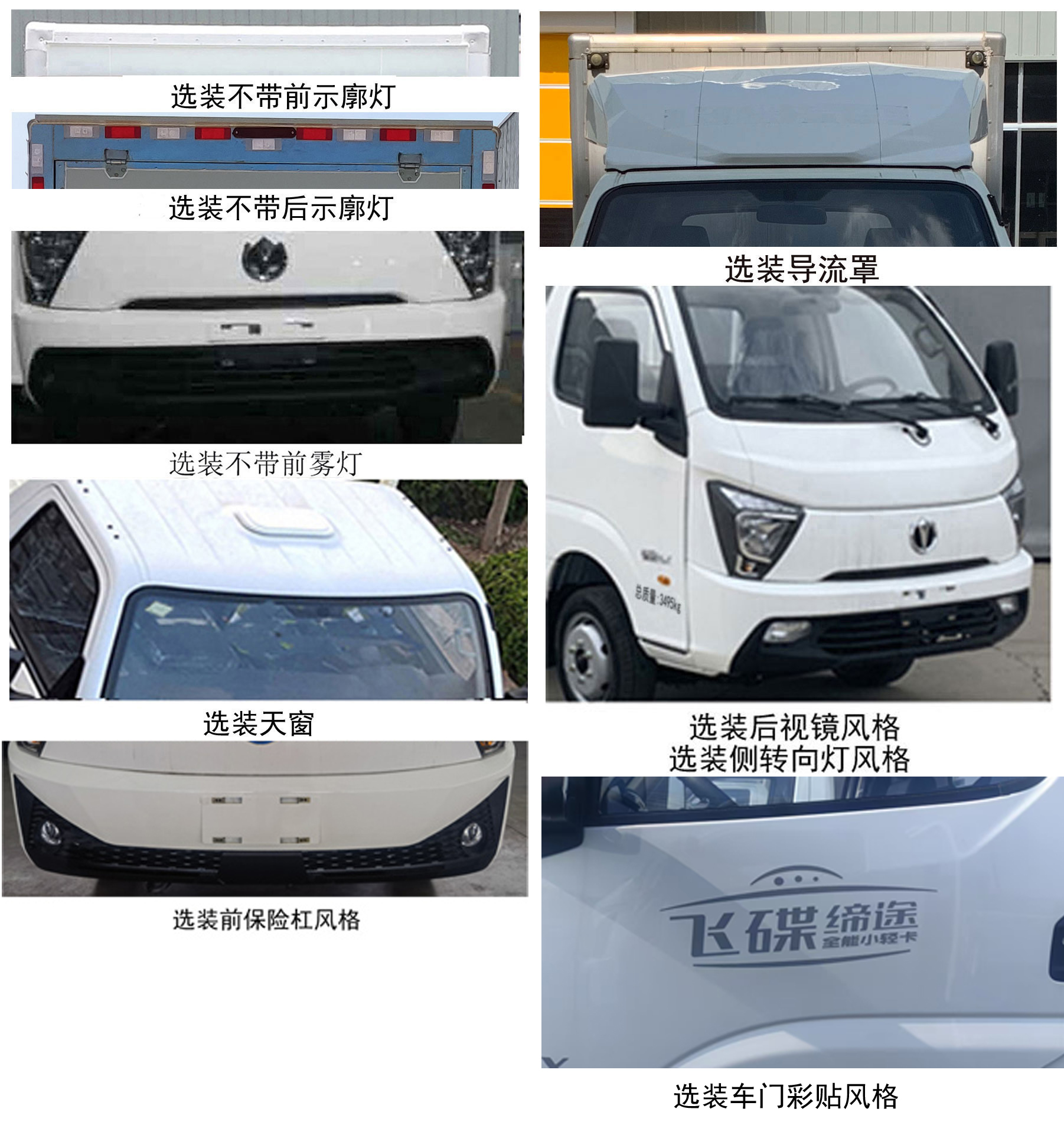 翼开启厢式车图片