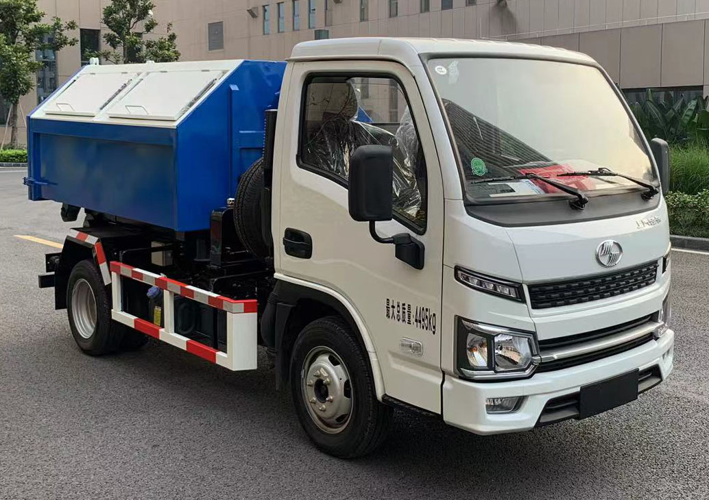 山花牌JHA5047ZXXSHA6車(chē)廂可卸式垃圾車(chē)公告圖片