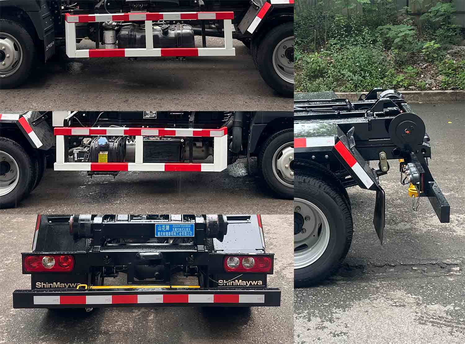山花牌JHA5047ZXXSHA6車(chē)廂可卸式垃圾車(chē)公告圖片