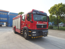 捷达消防牌SJD5182GXFAP50/SDA压缩空气泡沫消防车