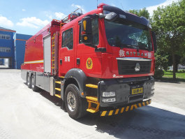 捷达消防牌SJD5290TXFBP200/YDXZSDA泵浦消防车