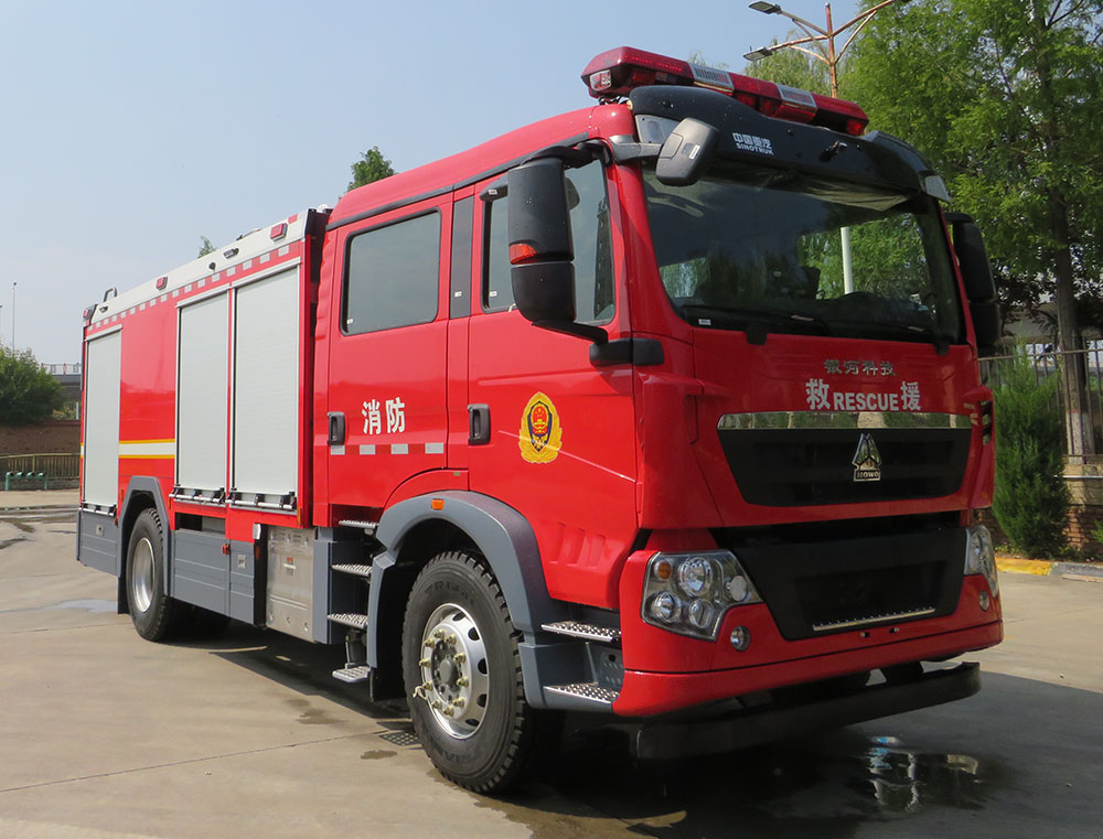 银河牌BX5191GXFSG80/HW6水罐消防车
