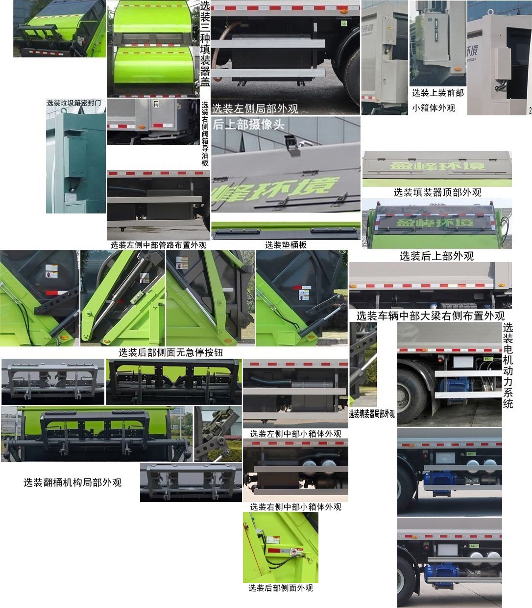 中聯(lián)牌ZBH5250ZYSSXE6壓縮式垃圾車(chē)公告圖片