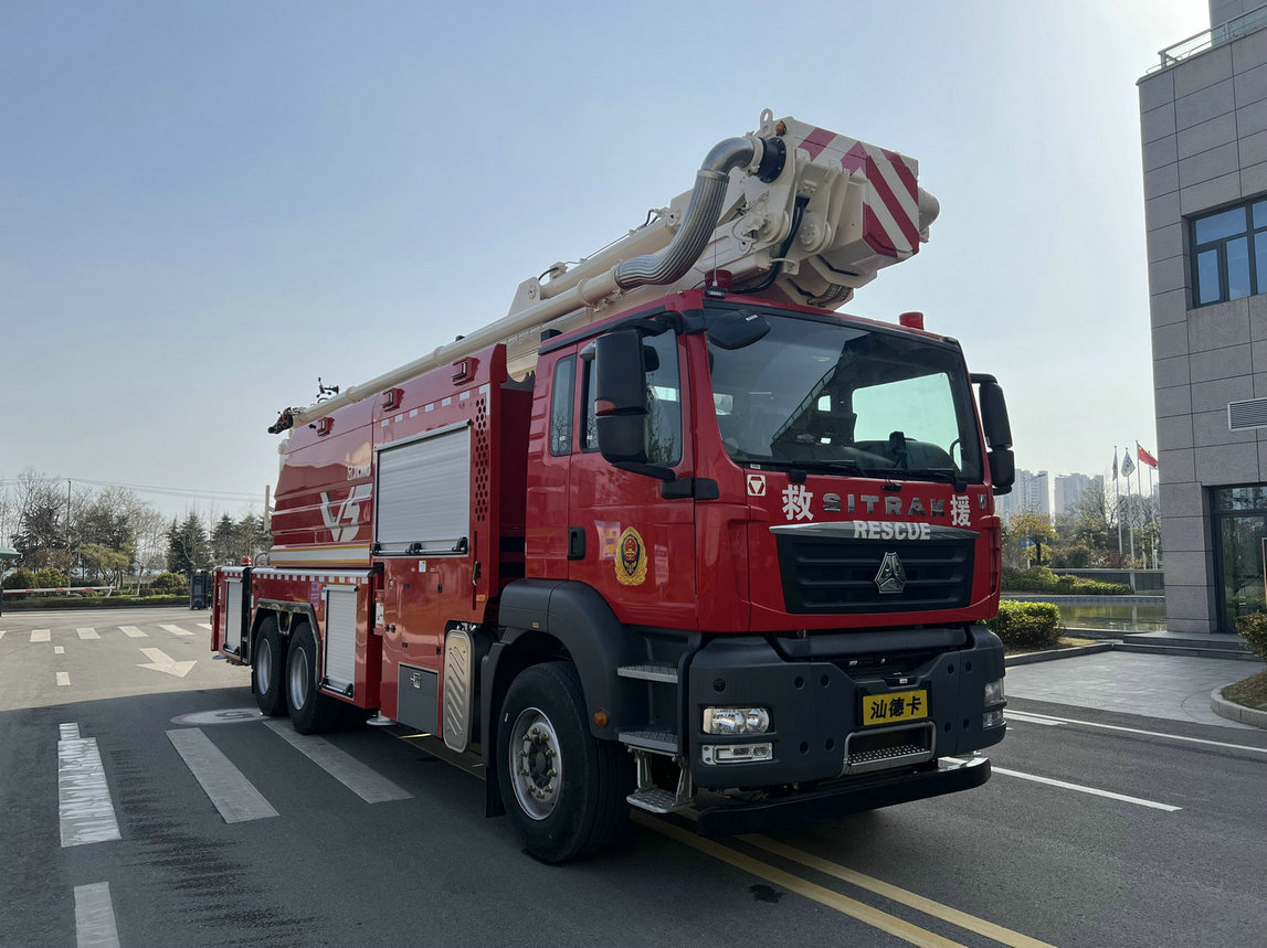 XGF5345JXFJP35/G4型举高喷射消防车图片