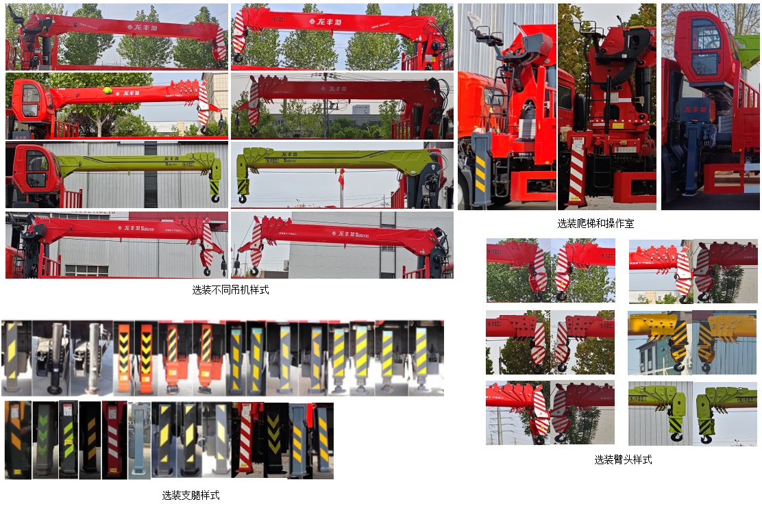 龙丰羽牌TLG5180JSQ随车起重运输车公告图片