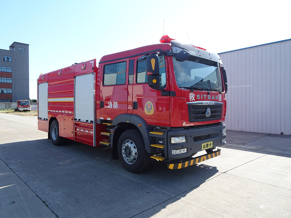捷达消防牌SJD5193GXFPM80/SDA泡沫消防车