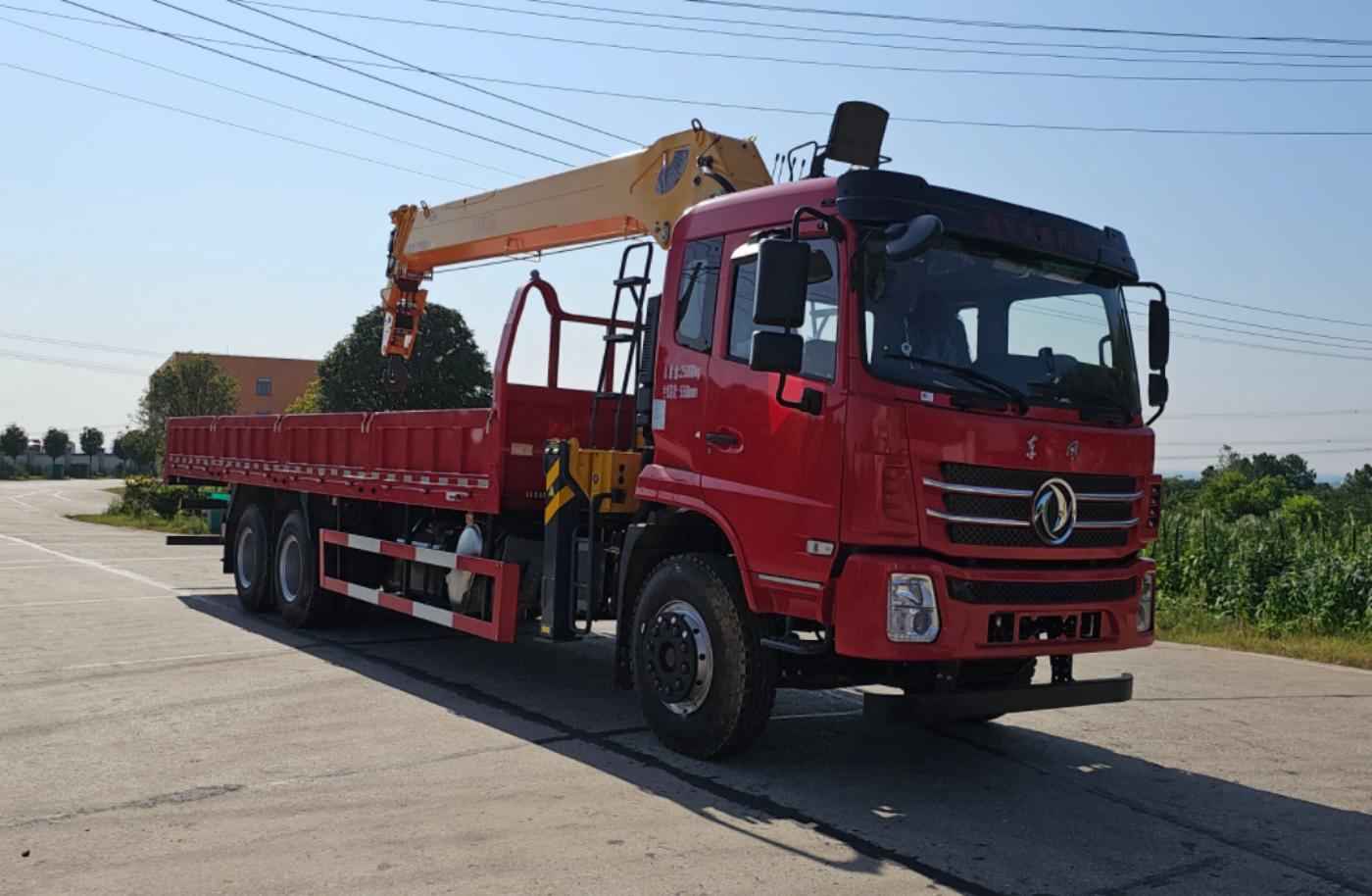XCL5253JSQD6型随车起重运输车图片