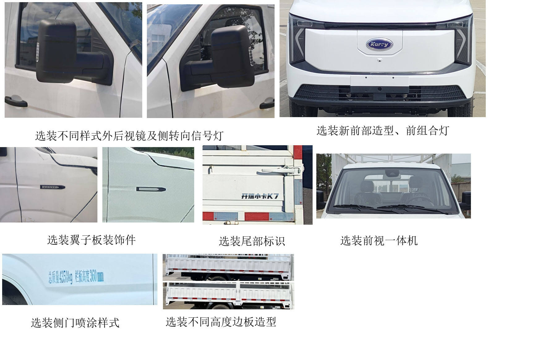 開瑞牌SQR5040CCYBEVH31純電動(dòng)倉(cāng)柵式運(yùn)輸車公告圖片
