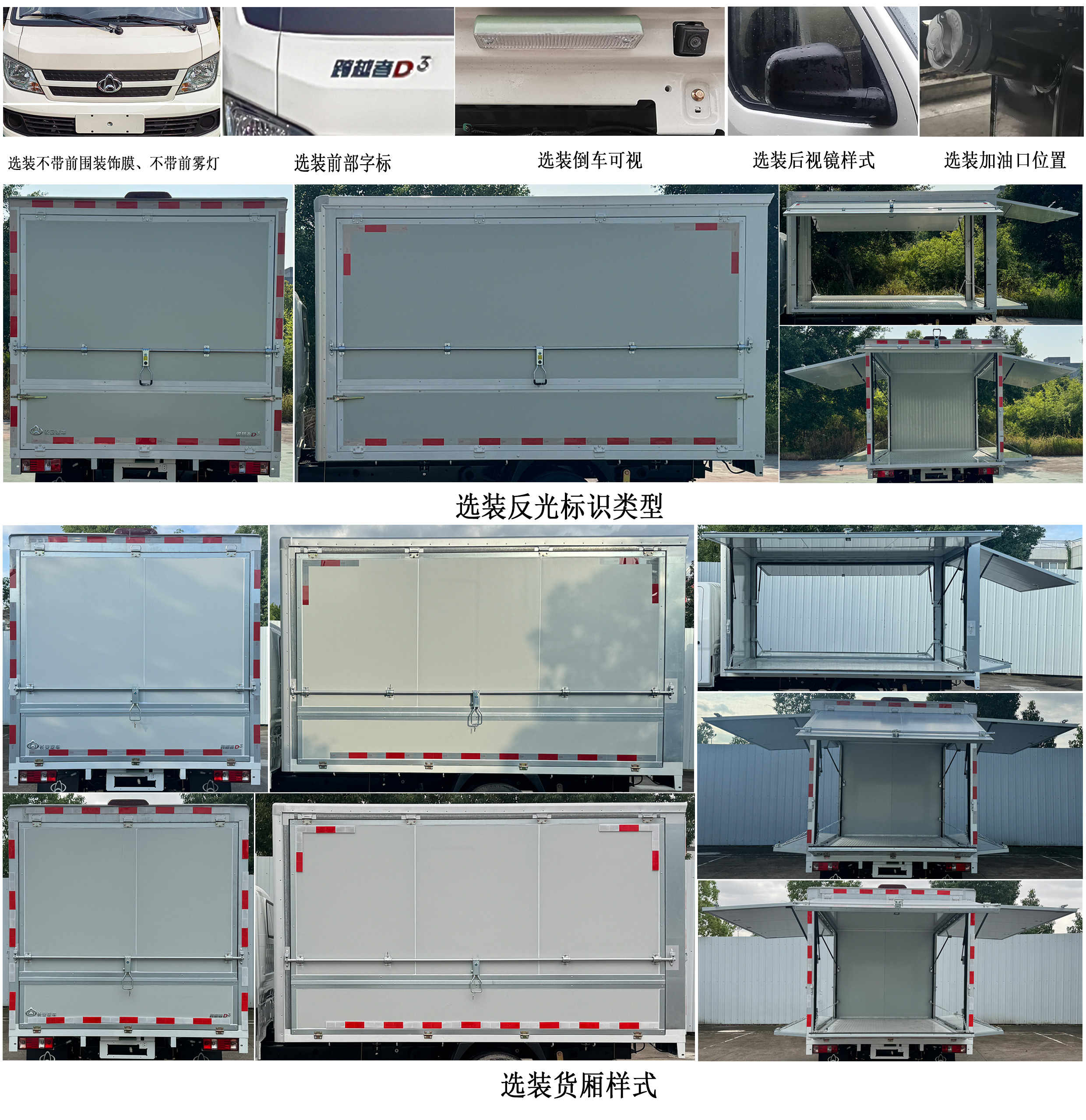 长安牌CKS5032XYKD3FS6B1翼开启厢式车公告图片