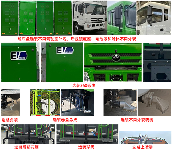 凯恒达牌HKD5181GQXYTBEV纯电动清洗车公告图片