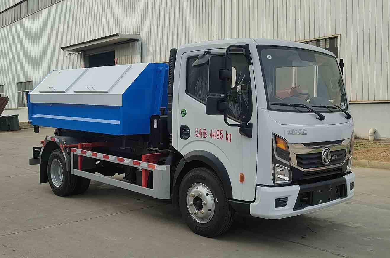 凯力风牌KLF5043ZXXE6车厢可卸式垃圾车公告图片