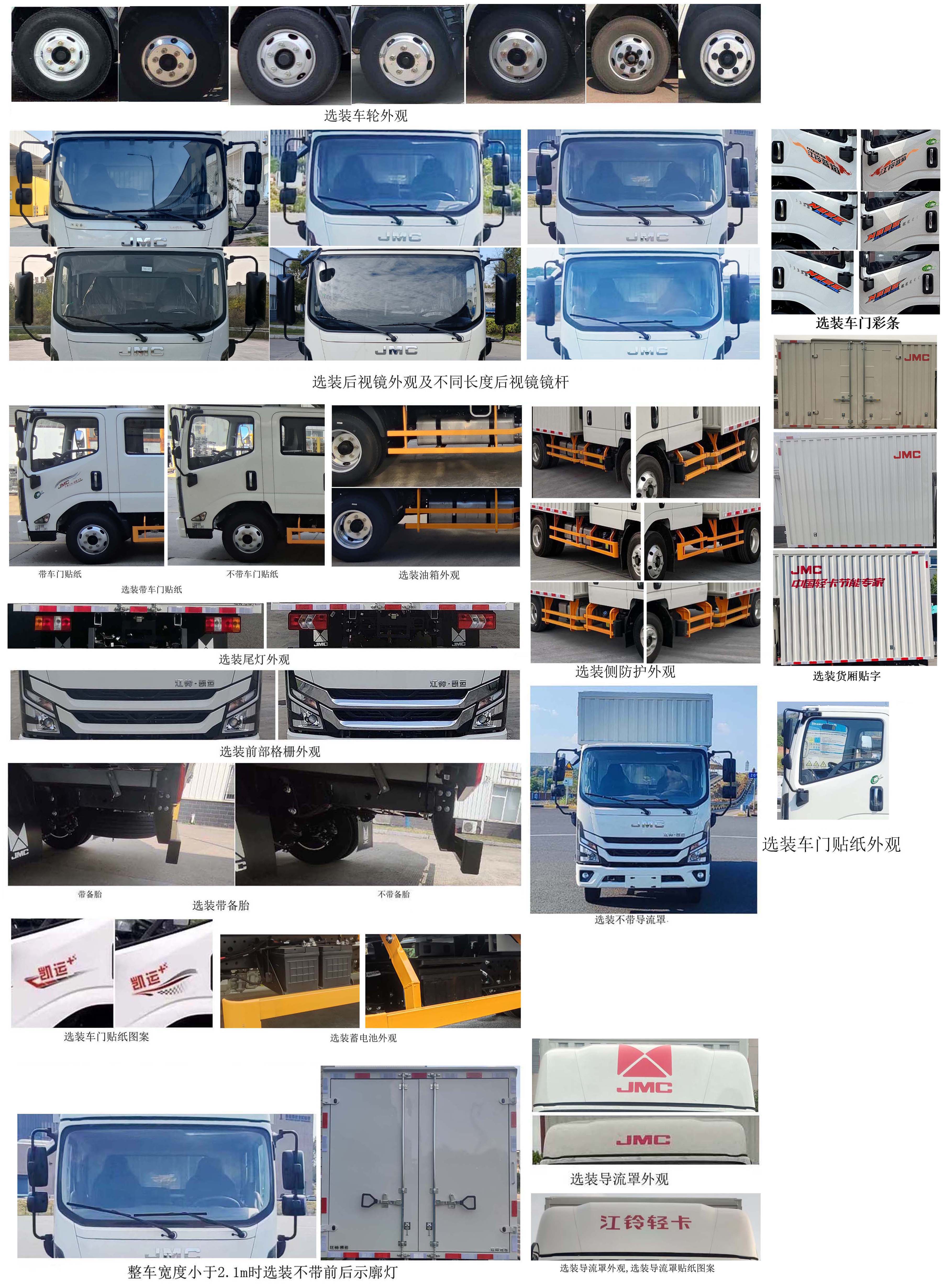 江鈴牌JX5040XXYTSGC26廂式運(yùn)輸車公告圖片