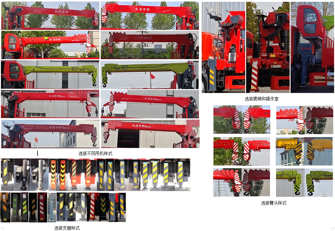 龙丰羽牌TLG5240JSQ随车起重运输车公告图片