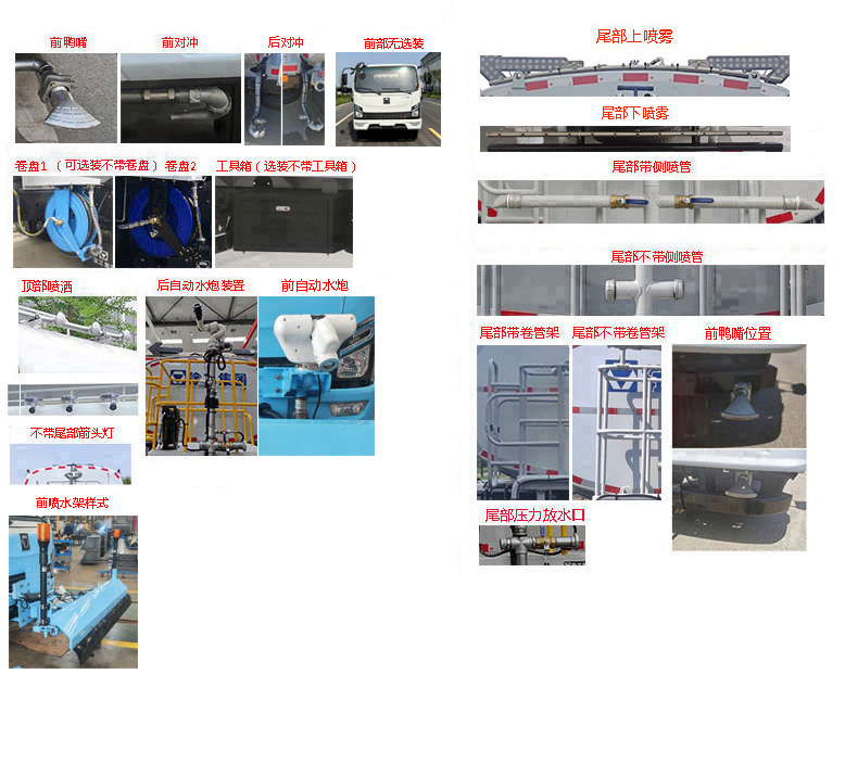 徐工牌XGH5080GQXXBEV纯电动清洗车公告图片